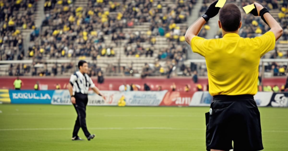 Co oznacza żółta kartka w piłce nożnej? Żółta i czerwona kartka.