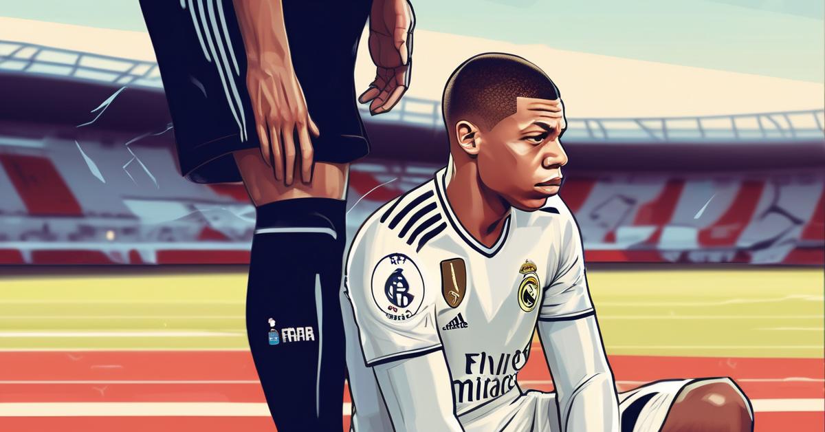 mbappe kontuzja